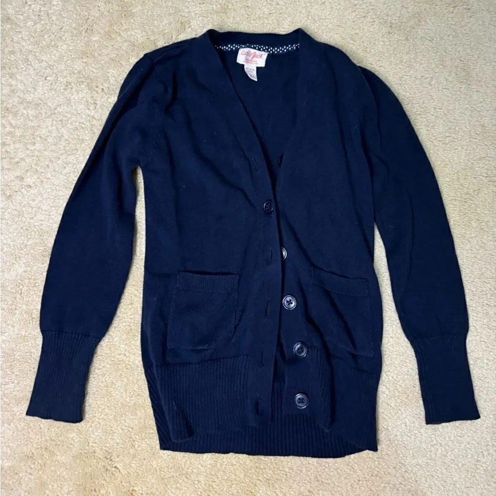 Girls Cat and Jack Cardigan Uniform Sz XS 4/5